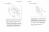 Instalación Serie E - A4 · PDF file26 Manual de Instalación Serie E La carátula frontal se instala de la siguiente forma: 1. Levante con cuidado un extremo del film protector de