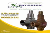 VÁLVULA DE SEGURIDAD-ALIVIO - vayremex.comvayremex.com/nw-admin/files/pdf/VSA-632-2017.pdf · 1 . DESCRIPCIÓN: La válvula de seguridad - alivio modelo 632es un dispositivo automático