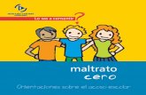 Orientaciones sobre el acoso escolarpresentación · PDF filePor ello dentro del Observatorio de Infancia y Adolescencia, de próxima creación en el Principado de Asturias,