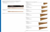 Instrumentos de viento y accesorios - Piano Leones ... DE VIENTO.pdfSol mayor 12 cañas • Forma curvada • Acabado muy bueno • Tonalidad: La‘‘-Mi‘‘‘ 700.270 • Sib