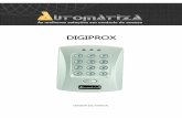 · PDF file5 1. Presentación El control de acceso DIGIPROX Automatiza fue desarrollado como sistema de seguridad para substituir llaves y otros dispositivos de control de