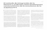 El método de integración de la historia y el diseño como …cdigital.uv.mx/bitstream/123456789/40122/1/RUA8 p11.pdf · El método de integración de la historia y el diseño como