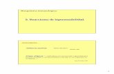9. Reacciones de hipersensibilidad. - Universitat de València · PDF filecontra substancias que son inocuas para el ... 104 Respuesta inmediata ... • En la zona paracortical interaccionan