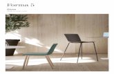 Design by Josep Lluscà - Forma 5 | Sillas y Muebles de … que facilita la transpiración. La estructura redondeada de esta pieza acoge con suavidad la sentada ofreciendo un descanso