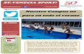 Revista St. Venecia Sport! 16 · PDF file  ... Escuelas de Fútbol Martes 13 de septiembre 17:40 ... 6. Se les empieza a
