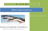 T.A.I II Mecatronica - jeuazarru.comjeuazarru.com/wp-content/uploads/2014/10/Mecatronica.pdf · La Mecatronica se ha desarrollado en diferentes ramas creando así nuevos conceptos,
