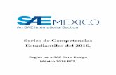 Series de Competencias Estudiantiles del 2016. SAE Aero Design México 201… · el uso de hardware estándar de aeromodelismo como soportes de motor, palancas de mando (“Horns”)