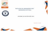 INFORME DE GESTIÓN AÑO 2015 - utp.edu.co. INGENIERIA/I... · EPM CHEC ARMADA NACIONAL EEP XM ... Desarrollo de modelos de toma de decisión para el sector eléctrico y de gas natural