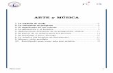 ARTE y MÚSICA - · PDF filecomo cuando se trata de la armonía llamada Mixolidia; con otras más relajadas alimentamos sentimientos voluptuosos. ... Además de con la guitarra, se