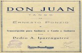 · PDF fileDON JUAN E R N N G N Canto z E D TO E p o O Guitarra s Transcripción para ... Serrano 2163 - Bs. Aires Impreso el 30 de Junio de 1954 . Author: Vincenzo Pocci