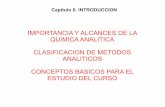 IMPORTANCIA Y ALCANCES DE LA QUIMICA ANALITICA ...depa.fquim.unam.mx/amyd/archivero/Introduccion_32186.pdf · capitulo 0. introduccion importancia y alcances de la quimica analitica