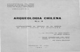 ARQUEOLOGIA CHILENA - · PDF filetiempo pre-colombino. ... bles influencias que tuvo ·la cuHura pre­ colombina de Sa'u Pe dro de Atacama . COll . otras cultu ras de regiones ,limítrofes