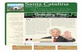 Santa Catalinasantacatalinaparish.org/wp-content/uploads/2016/10/SCCC-Bulletin... · nuestras vidas para ser la voz, manos, y el ... Cantaremos unas cuantas canciones Patrióticas