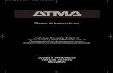 Manual de Instrucciones - Atma y Microonda… ·  · 2013-09-10Manual de Instrucciones Cocina a Microondas con grill 28 litros ... hornos, estufas, u otros aparatos que generen ...