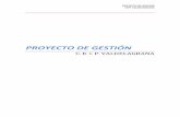 PROYECTO DE GESTIÓN - CEIP Valdelagranaceipvaldelagrana.es/.../11/PROYECTO-DE-GESTION.pdf · Monitores de los Planes y Proyectos del Centro. Material inventariable Material didáctico