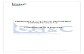 CHUMBIAUCA CALAGUA INGENIEROS CONSULTORES S.A.C. Presentación de …chycingenieros.pe/.../2013/10/PRESENTACIÓN-CH-y-C.pdf ·  · 2014-01-30Ductos de Concreto Armado para el sistema
