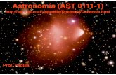 Astronomía (AST 0111-1)npadilla/Docencia/Entradas/2016/3/7_Astro_(clase...El profe: Intereses: Investigación y docencia en Astronomía (Cosmología, formación de galaxias) Divulgación