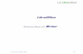 LibreOffice Primeros Pasos con Writer - Movistar · PDF fileUsar referencias cruzadas ... incluyendo marcas de texto Y muchas más 2. La interfaz Writer En la figura 1 se muestra el