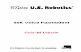 56K Voice Faxmodem - USR :: Homesupport.usr.com/support/1140/1140-files/1140-span-Manual.pdf · Este manual reúne las instrucciones de instalación y de operación para el siguiente
