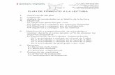 PLAN DE FOMENTO A LA LECTURA - · PDF file3- Análisis de necesidades en el ámbito de la lectura ... adivinanzas, trabalenguas, poemas..., en valenciano y castellano. ... 11-Leer