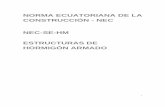 NORMA ECUATORIANA DE LA CONSTRUCCIÓN - … Indice de tablas Tabla 1: Simbologia 20 Tabla 2: Clasificación de edificios de hormigón armado 24 Tabla 3: Categorías y clases de ...
