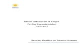 Sección Gestión de Talento Humano -  · PDF fileSección Gestión de Talento Humano Manual Institucional de Cargos (Perfiles Competenciales) Junio 2017