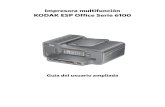Impresora multifunción KODAK ESP Office Serie 6100resources.kodak.com/support/pdf/es/manuals/urg01110/ESP_6100_xUG...Kodak, EasyShare, ESP y Perfect Touch son marcas registradas de