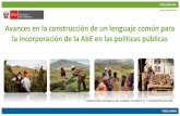 Presentación de PowerPoint - · PDF fileasociados a la GdR de desastres en la ... Pautas metodológicas para la incorporación del AdR de desastres en los PIP METAS AICHI- META 15