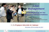 Lean Management - eic. · PDF fileInstituto Lean Management   2 Lean ManagementLean Management Sistema de gestión de las actividades de diseño y desarrollo de productos