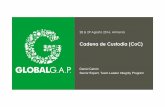 Cadena de Custodia (CoC) - GLOBALG.A.P. · PDF fileEl estándar CoC está para asegurar la segregación y trazabilidad del producto a lo largo de la cadena de suministro de los productos