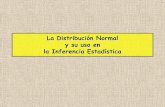 La Distribución Normal y su uso en la Inferencia Estadísticaramon/MCenP2/Clase3.pdf · Distribución Normal Estándar o tipificada. ... población con media my para nlo bastante