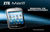 Manual de instrucciones - ZTE USA | Phones - Smart Watches ... · PDF filePara empezar 3 Inicio Instalación de la batería y de la tarjeta SIM/microSD™ Apague el teléfono antes