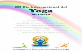 en Getxo Día internacional del Yoga en Getxo 18 junio 2016 Polideportivo de Fadura Charlas, talleres, mantras, concierto Organizados por profesores de Yoga de Getxo de 9h a 21h Entrada