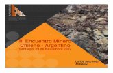 III Encuentro Minero Chileno - Argentino ENCUENTRO MINERO APRIMIN.pdf · Cavex 650 Cyclone Cluster ready to ship to Bolivia. CAPACIDAD EXPORTADORA MILL LINERS Product Line Mill Liners