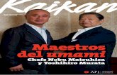 Maestros del umami - Asociación Peruano  · PDF file · 2011-12-13Maestros del umami Chefs Nobu Matsuhisa y Yoshihiro Murata No 62 Diciembre 2011 ISSN 1995-1086