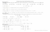 Ejercicios de determinantes - yoquieroaprobar.esyoquieroaprobar.es/_pdf/51111.pdf · De las siguientes operaciones con determinantes de orden 2 x 2, señala las que son correctas