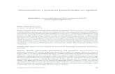 Demostrativos y posesivos posnominales en español · PDF fileParaules clau el·lipsi nominal, sintagma de determinant, Morfologia Distribuïda, demostratius, : possessius. Abstract