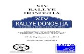 XIV RALLYE DONOSTIA - eaf-fva.net donosti/Reglamento Rallye Donostia... · II RALLYE CIUDAD DE SAN ... JESUS ESTRADA MITSUBISHI LANCER EVO X ... Aperturas practicadas en estas láminas
