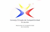 Mejorando la Competitividad de Colombia - icesi.edu.co · PDF fileMás allá de la infraestructura, es clave ... Red vial arterial pavimentada, km. por millón de habitantes Dobles