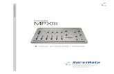 BROADCAST CONSOLE KITHEC MPX3 - · PDF fileSPEAKER Este potenciómetro posibilita regular el nivel de audio en el ... el relé de luz de aire y los 4 amplificadores de potencia de