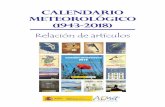 CALENDARIO METEOROLÓGICO (1943-2018) · PDF fileDepósito Legal: M-2936-2018 NIPO: 014-18-001-6 ... por Manuel Ledesma Jimeno. ... y costa mediterránea,