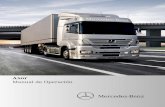 Axor Manual de Operación - Automóviles · PDF file · 2018-03-16Símbolos G Advertencias (riesgos de accidentes) H Indicaciones sobre el medio ambiente G Riesgos de daños en el