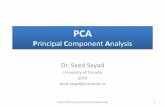 PCAchem-eng.utoronto.ca/~datamining/Presentations/PCA.pdfPCA Principal Component Analysis Dr. Saed Sayad University of Toronto 2010 saed.sayad@utoronto.ca datamining/ 1