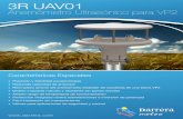 3R UAV01 - Anemómetro Ultrasónico para Davis VP2 - · PDF file3R UAV01 Anemómetro Ultrasónico para VP2 Darrera meteo ‣ Precisión y ﬁabilidad excepcionales ‣ Reducida velocidad