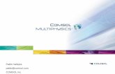 Pablo Vallejos pablo@comsol.com COMSOL Inc · Malla en 3D de un transistor de ... – AutoCAD ® Añadir las ... Practicas - Busbar • Conductor eléctrico, aplicación de alta tensión