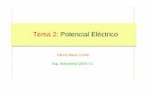 Tema 2: Potencial Eléctrico - esi2.us.esGITI)_Fatima/Apuntes/10-11/tema2-potencial.pdf · Tema 2: Potencial Eléctrico Fátima Masot Conde Ing. Industrial 2010/11. Fátima Masot