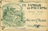 El Tambor de Palermo [Gran Vals - op.84] - Free-scores.com ... · para 2 guitarras Los dos hermanos, ... Petite Marquise, mazurka gavota a Perezosa, mazurka para 1 guitarra La Aureola,