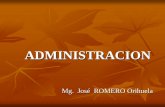 ADMINISTRACION - urp.edu.pe · ESCUELA DE ADMINISTRACION CIENTIFICA ESCUELA DE LA TEORIA CLASICA DE ... Chiavenato ¿Qué es ... Funciones del Proceso Administrativo ...