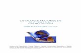 CATÁLOGO: ACCIONES DE CAPACITACIÓN - ctc.gob.doctc.gob.do/recursos/wp-content/uploads/2017/01/CATALOGO-CHARLA… · Es mandatorio que cada Charla y Taller sea impartido al público