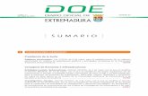 de mayo de 2016 EXTREMADURA - doe.gobex.esdoe.gobex.es/pdfs/doe/2016/870o/870o.pdf · Presidencia de la Junta Régimen sancionador. Ley 4/2016, ... para la ejecución de proyectos